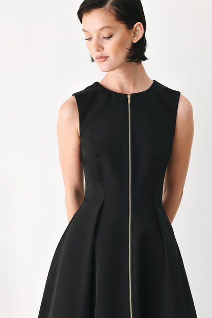 Flying Tomato Clay Modern Sway Woven Midi Dress in DRIED ROSE view 6