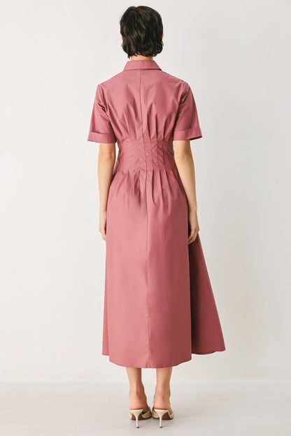 Flying Tomato Countryside Charm Woven Midi Dress in MAUVE view 7 - Country Charm Dress