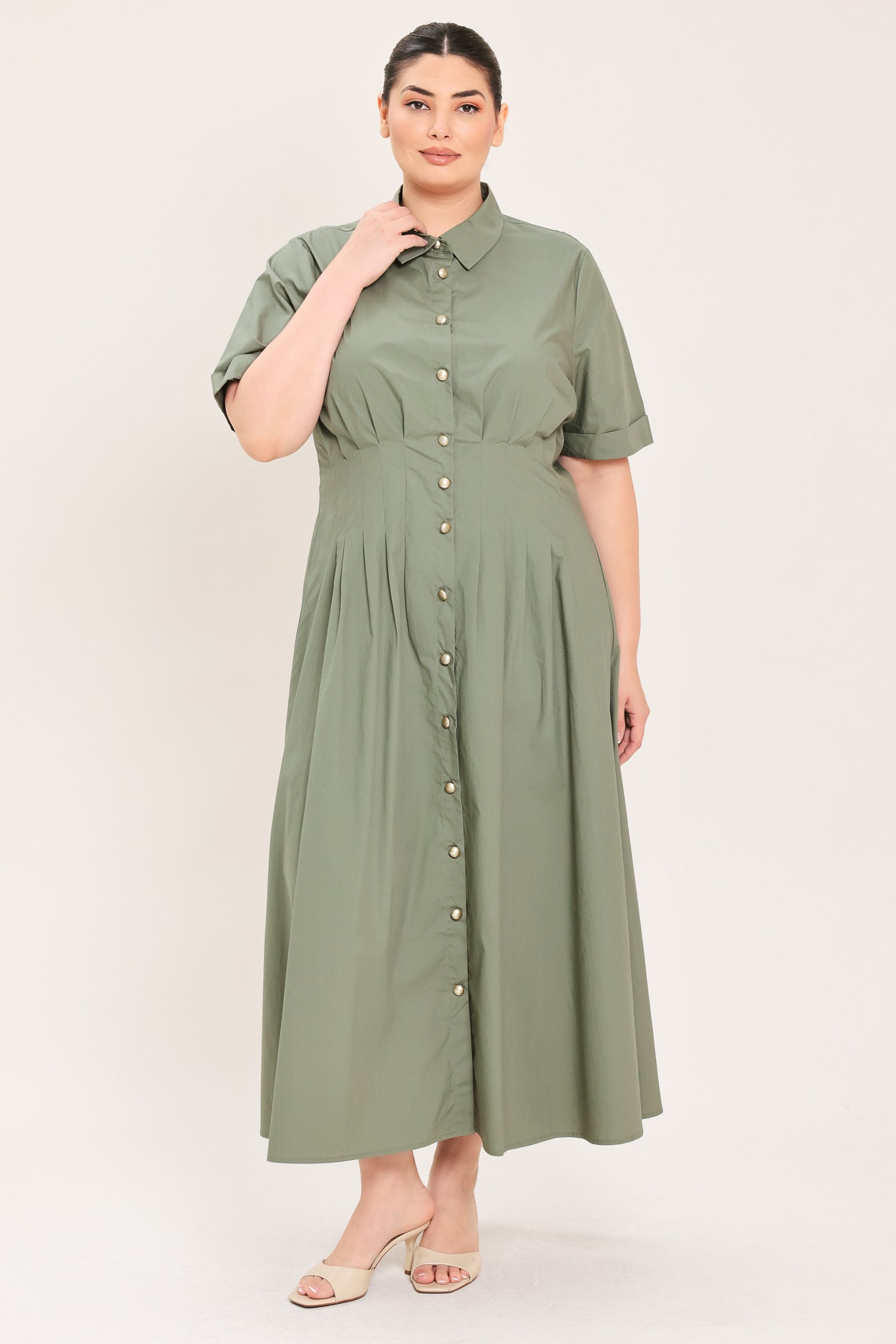 Flying Tomato Countryside Charm Woven Midi Dress view 15 - Country Charm Dress