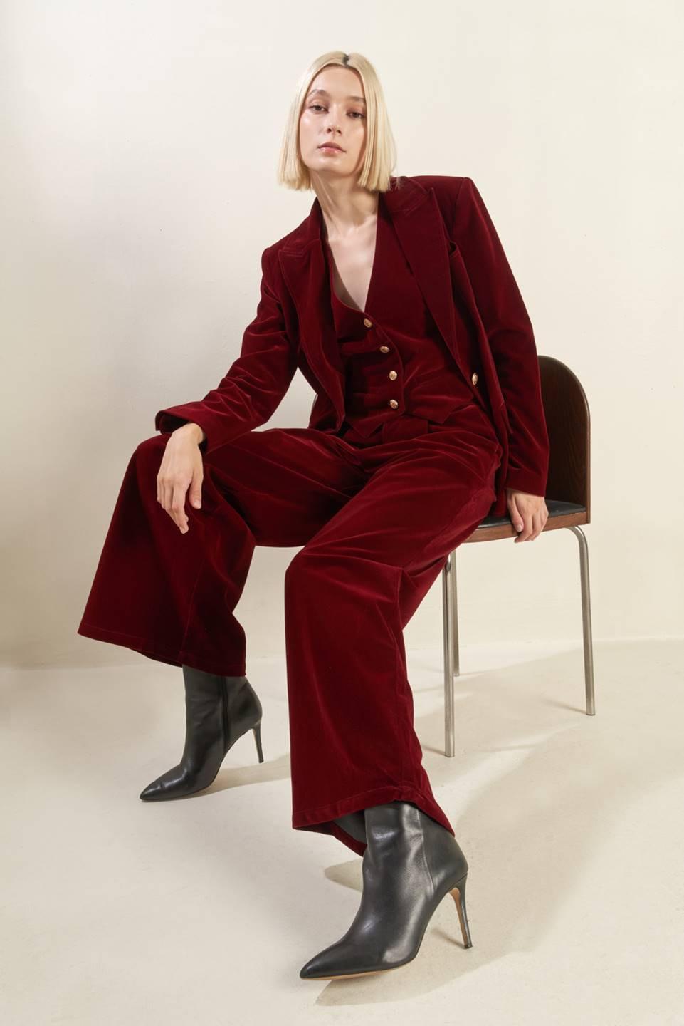 Flying Tomato Coy Charm Velvet Pants view 4 - Charm Pants Off (bottom)