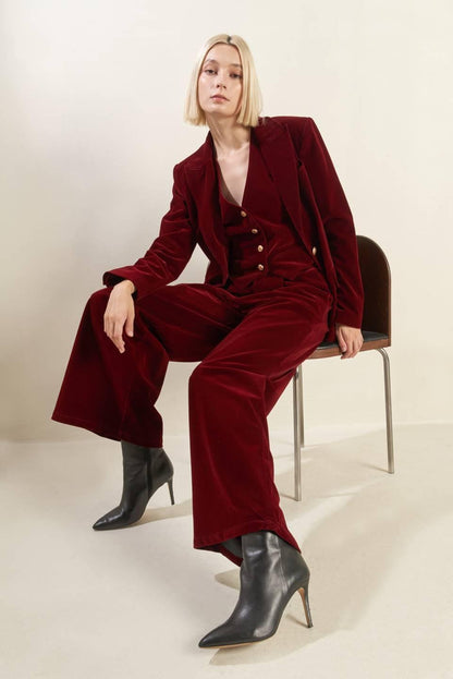 Flying Tomato Coy Charm Velvet Pants view 4 - Charm Pants Off (bottom)