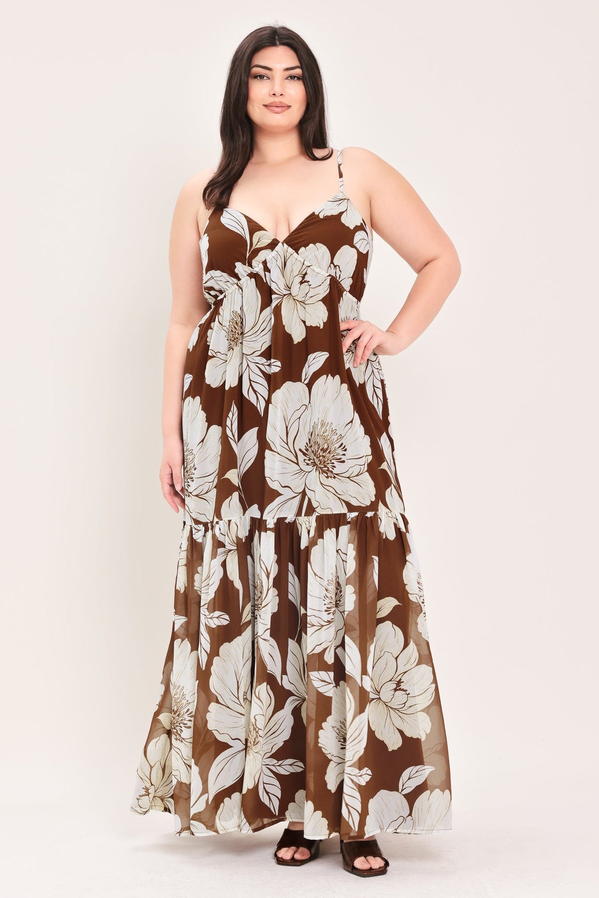Flying Tomato Desert Bloom Woven Maxi Dress - MeeeShop Women's Fashion
