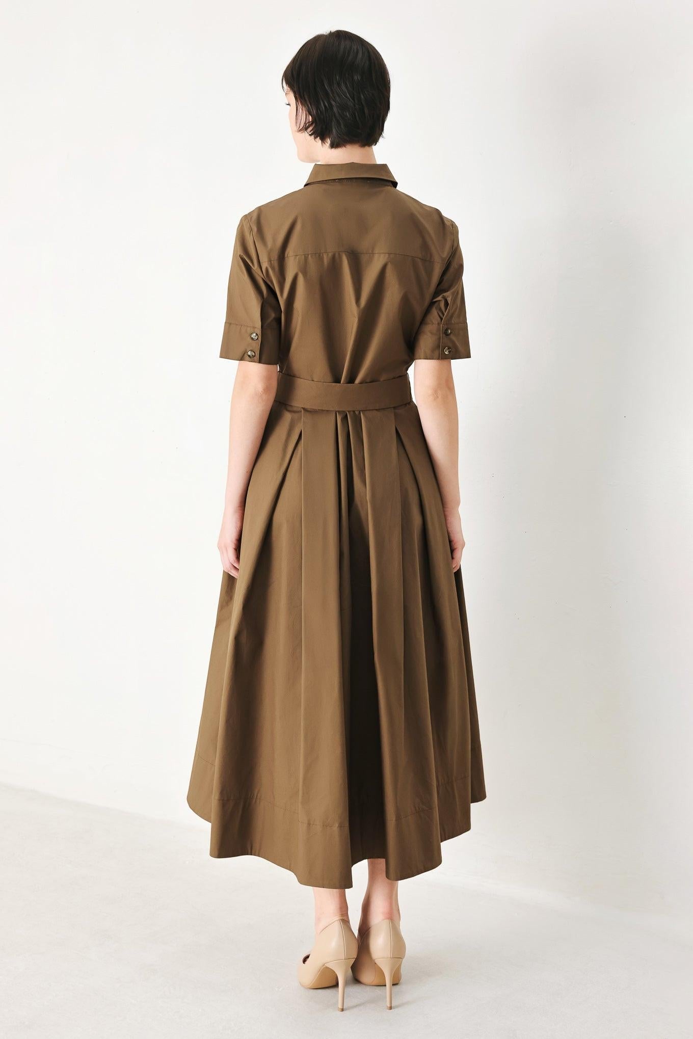 Flying Tomato Desert Icon Woven Midi Shirt Dress view 14