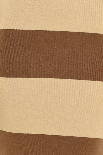 Flying Tomato Espresso & Cream Sweater Knit Midi Dress view 8 - Fall Wardrobe Essential - Dress Sweater
