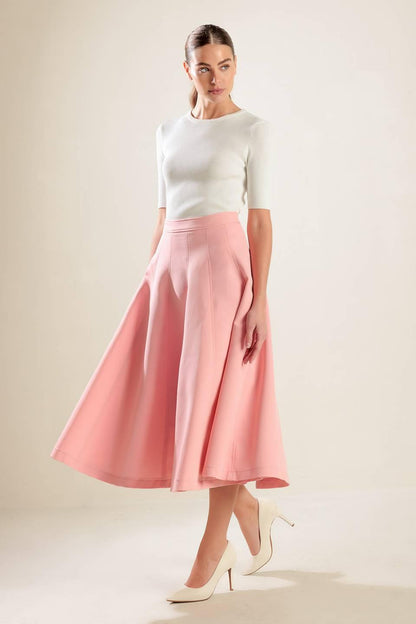Flying Tomato Falling into Bliss Woven Midi Skirt view 7 - Fall Wardrobe Essential - Falling In Skirt (dress)
