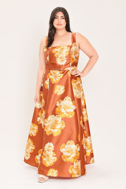Flying Tomato Fireside Floral Reverie Woven Maxi Dress view 8