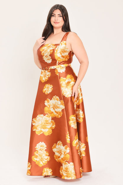 Flying Tomato Fireside Floral Reverie Woven Maxi Dress view 9