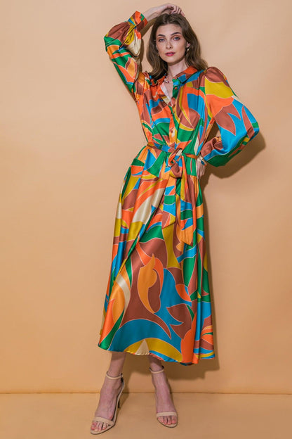 Flying Tomato Focused on Priorities Woven Midi Dress view 11 - Focused Priorities