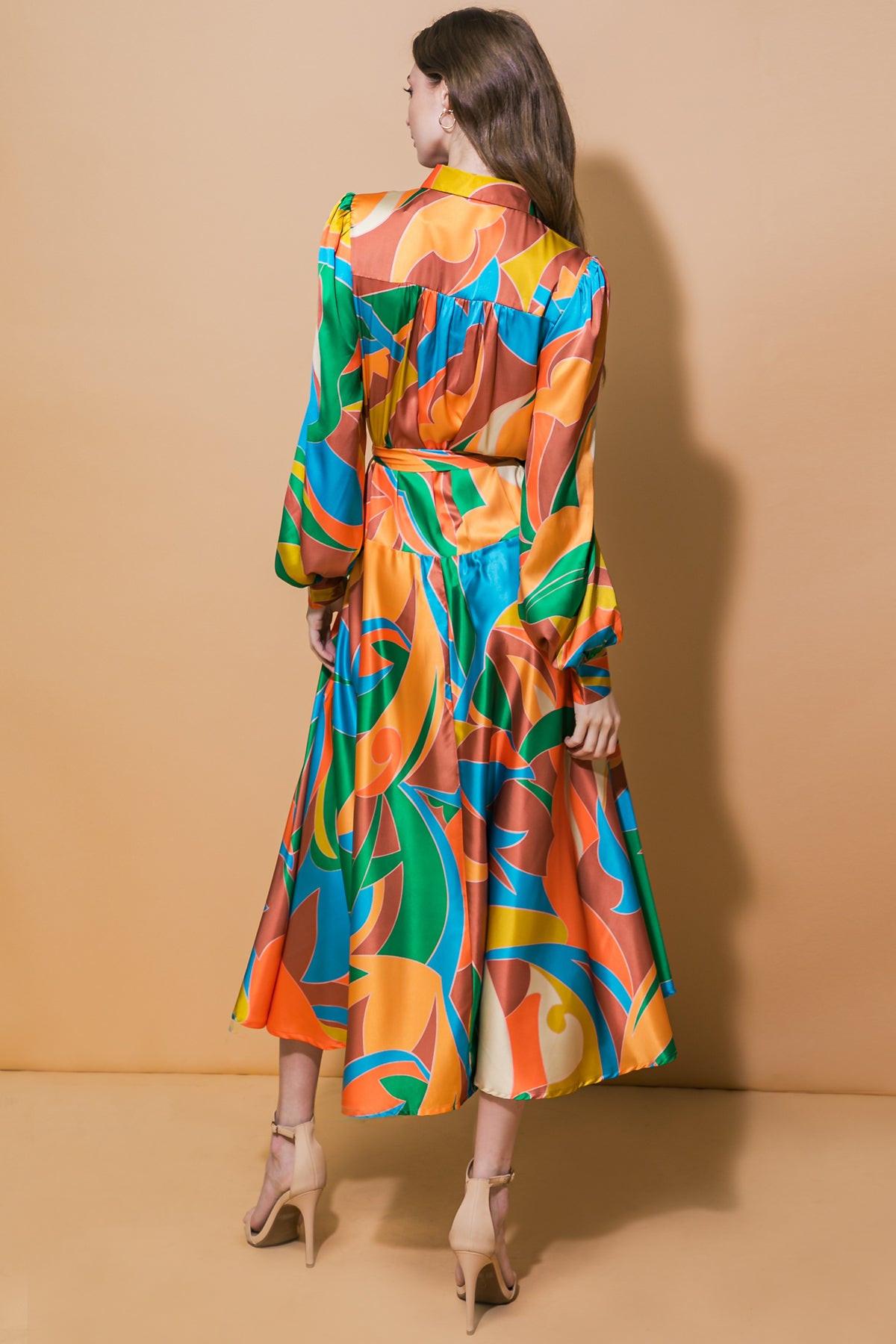 Flying Tomato Focused on Priorities Woven Midi Dress view 8 - Focused Priorities
