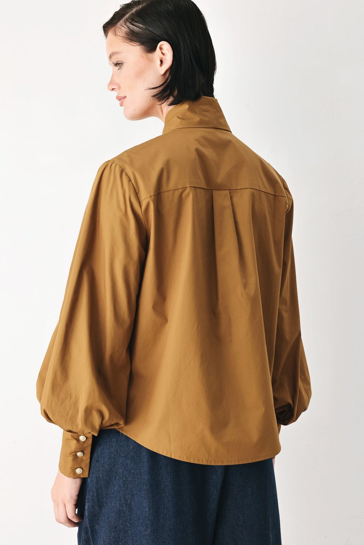 Flying Tomato Golden Brown Cascade Woven Top view 15 - Golden Brown Topaz