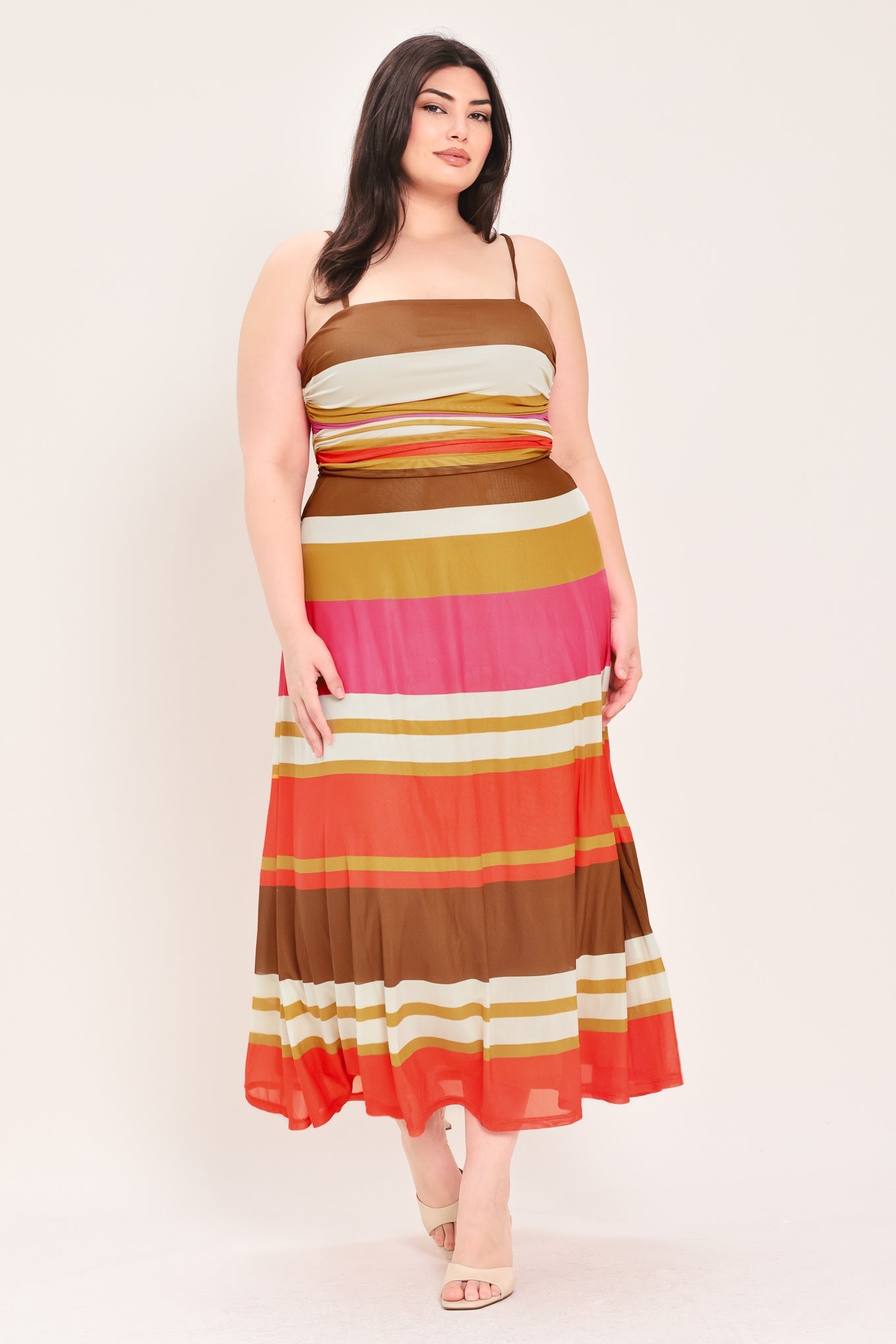 Flying Tomato Heat Waves Power Mesh Midi Dress view 9 - Heat Waves Dress Pattern
