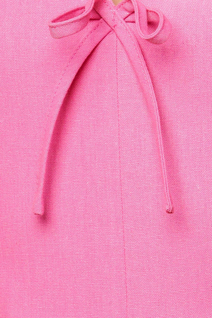 Flying Tomato Let the Light Pink Woven Midi Dress view 8