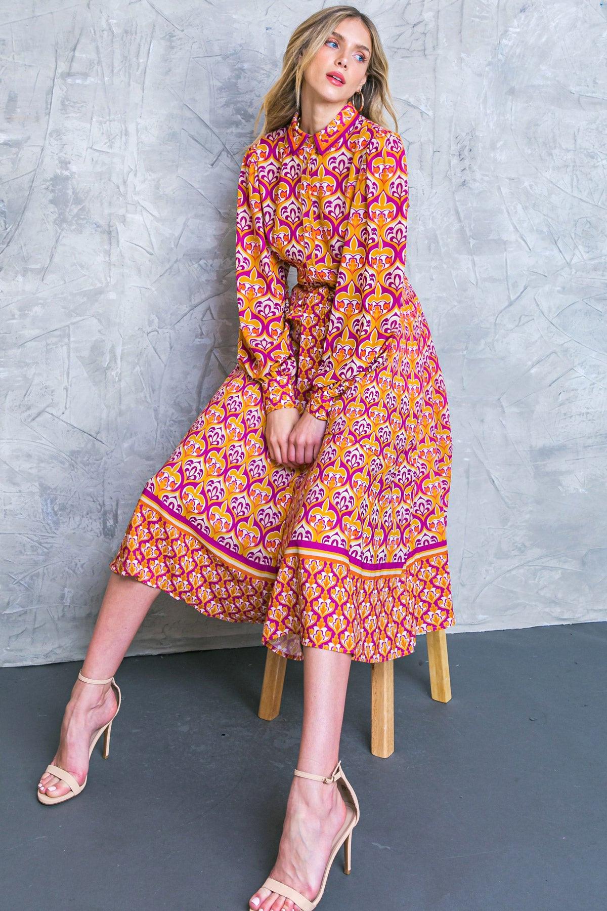 Flying Tomato Lifetime Celebrations Woven Shirt Dress view 6