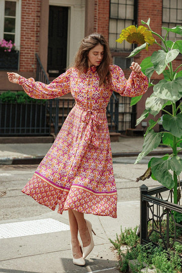 Flying Tomato Lifetime Celebrations Woven Shirt Dress - MeeeShop Women's Fashion