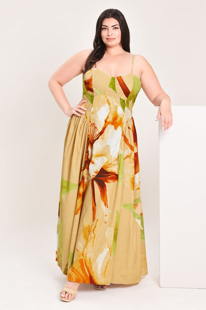 Flying Tomato Limoncello Garden Woven Maxi Dress view 11 - Lemon Garden Dress Code