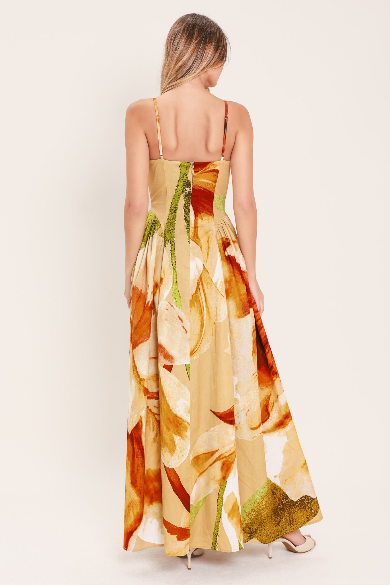 Flying Tomato Limoncello Garden Woven Maxi Dress view 8 - Lemon Garden Dress Code