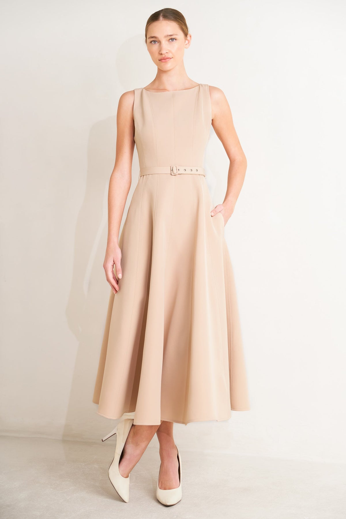 Flying Tomato Living the Dream Woven Midi Dress - MeeeShop Women's Fashion