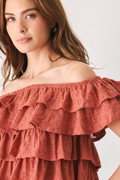 Flying Tomato Lovely Existence Off Shoulder Top view 7