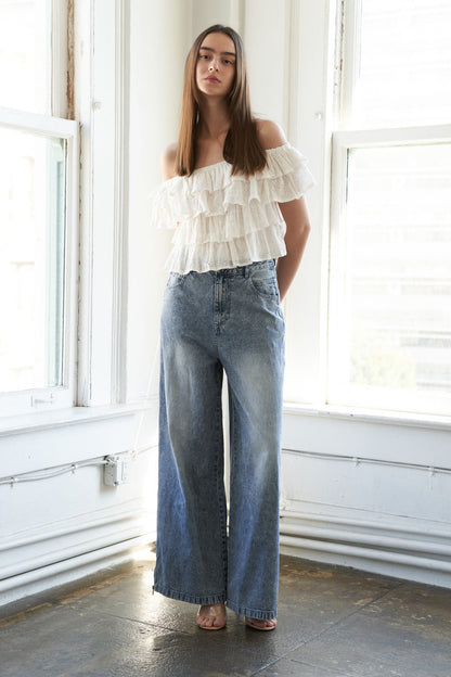 Flying Tomato Lovely Existence Off Shoulder Top view 9