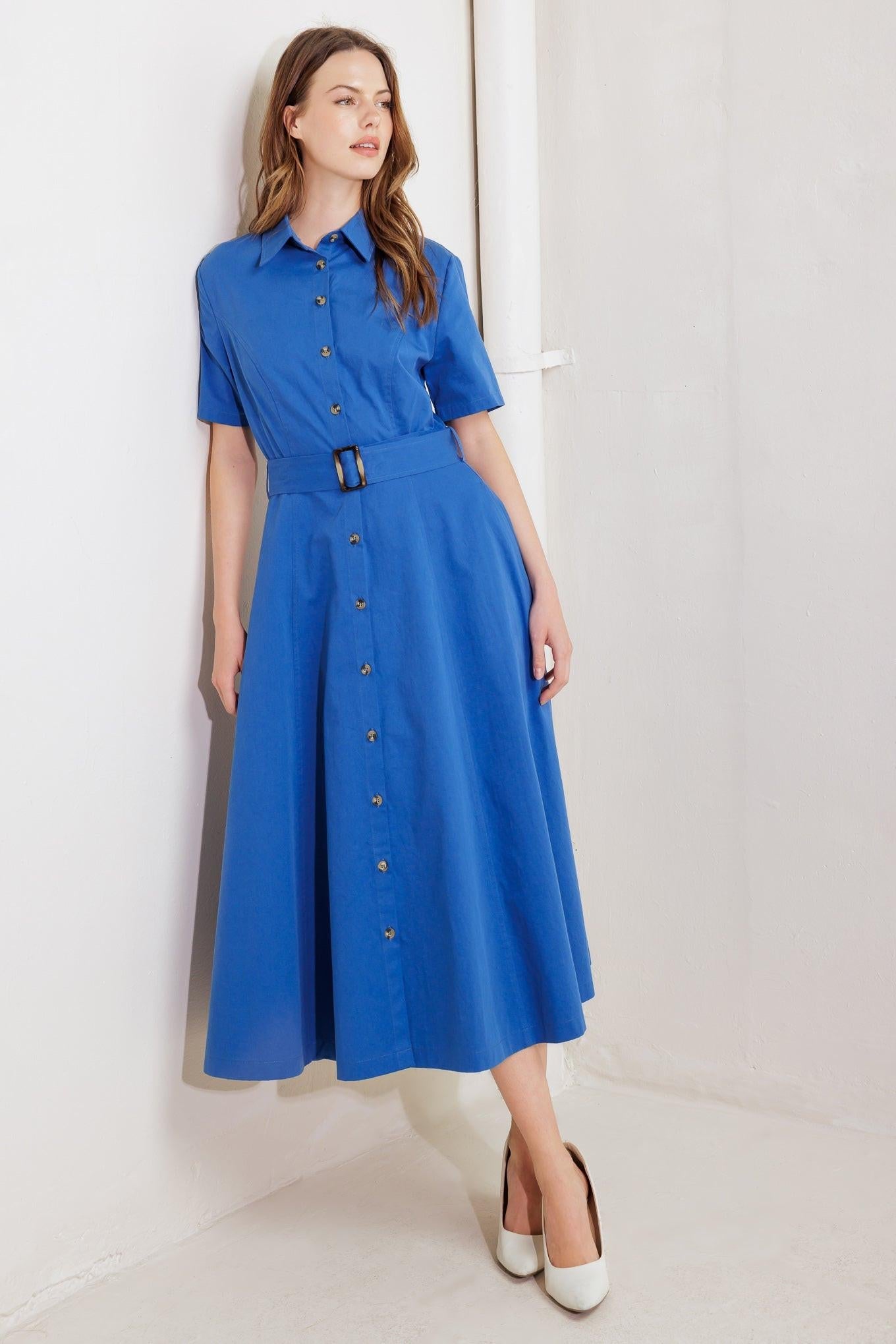 Flying Tomato Lucky Me Woven Midi Dress view 33
