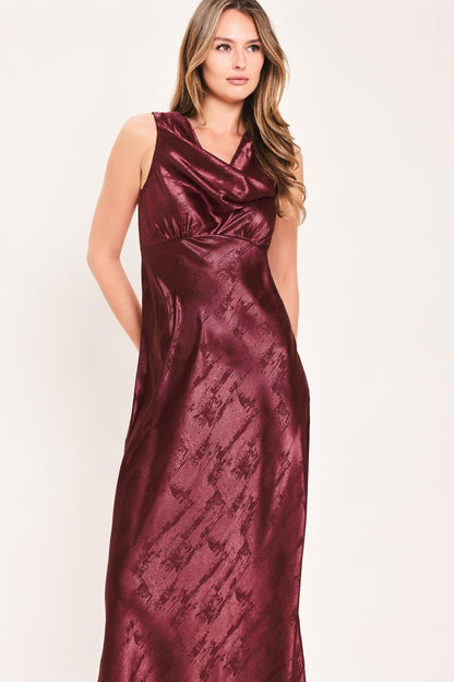 Flying Tomato Luminous Champagne Kiss Woven Maxi Dress view 12