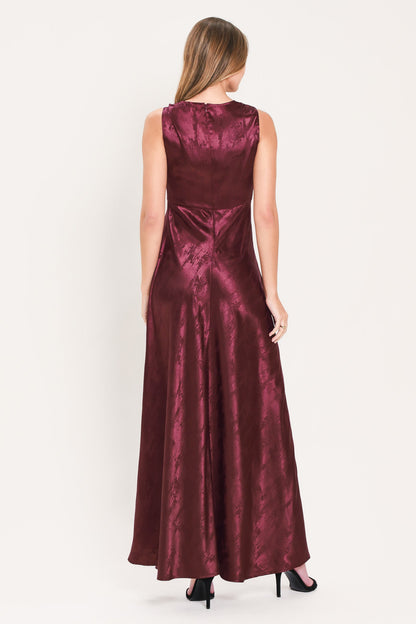 Flying Tomato Luminous Champagne Kiss Woven Maxi Dress view 13