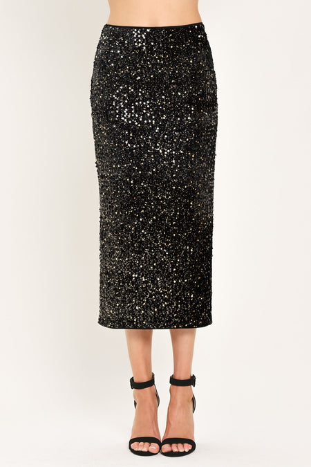 Flying Tomato Midnight Edit Black Statement Skirt