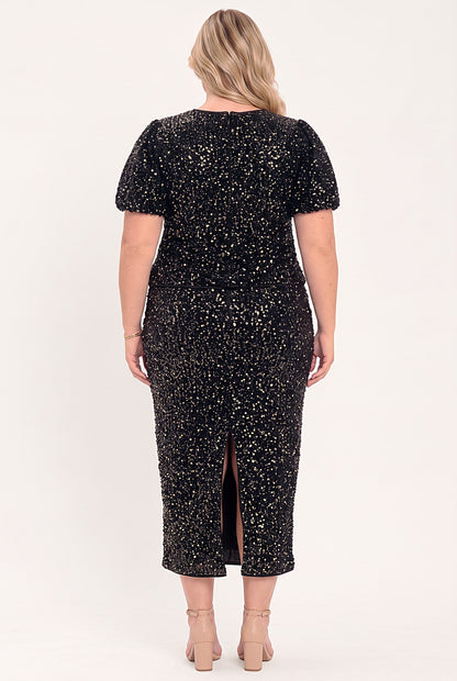 Flying Tomato Midnight Edit Black Statement Skirt view 8