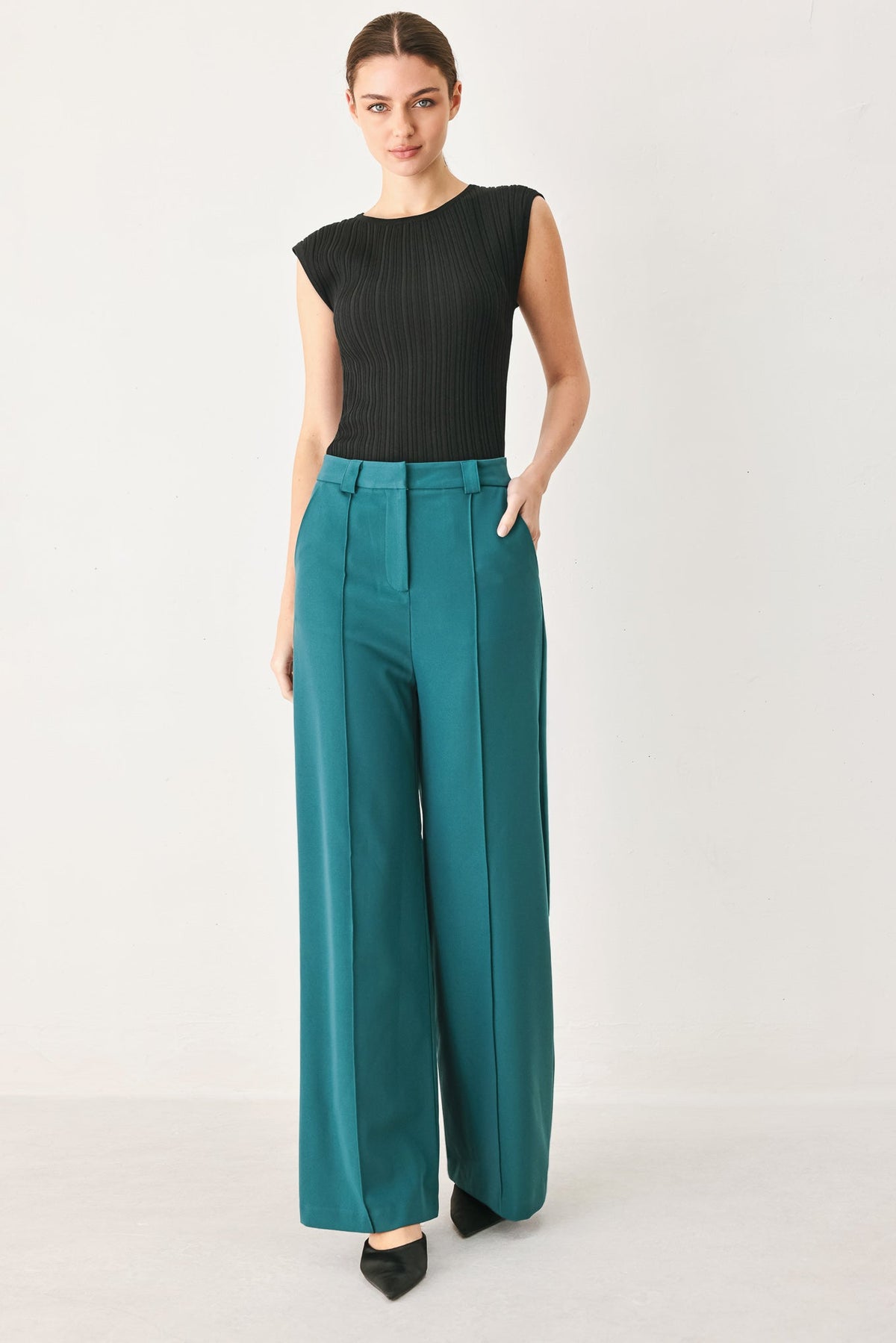 Flying Tomato Modern Flow Woven Pants - MeeeShop Women's Fashion