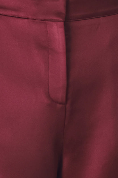 Flying Tomato Modern Noir Black/burgundy Wide-leg Pants view 15 - Neo Noir Pants (bottom)
