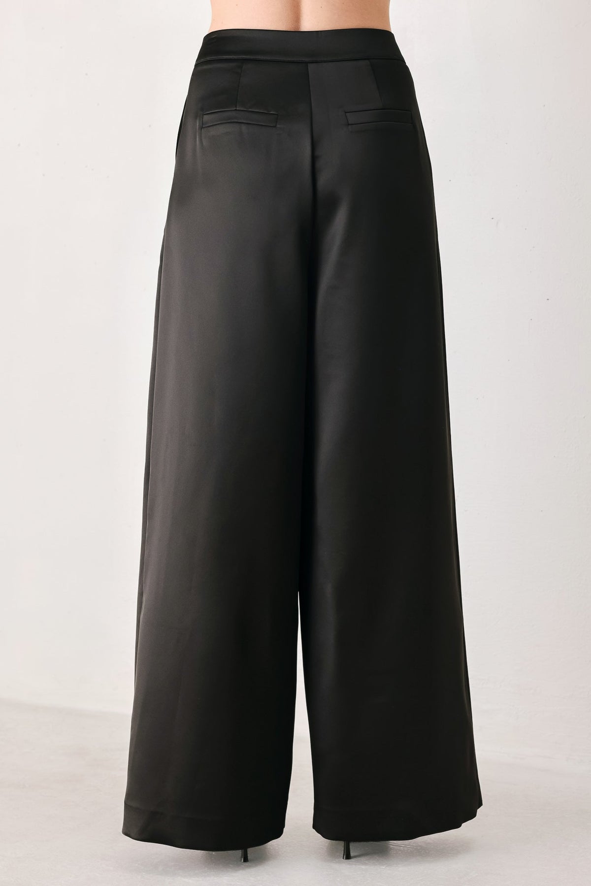 Flying Tomato Modern Noir Black/burgundy Wide-leg Pants view 8 - Neo Noir Pants (bottom)