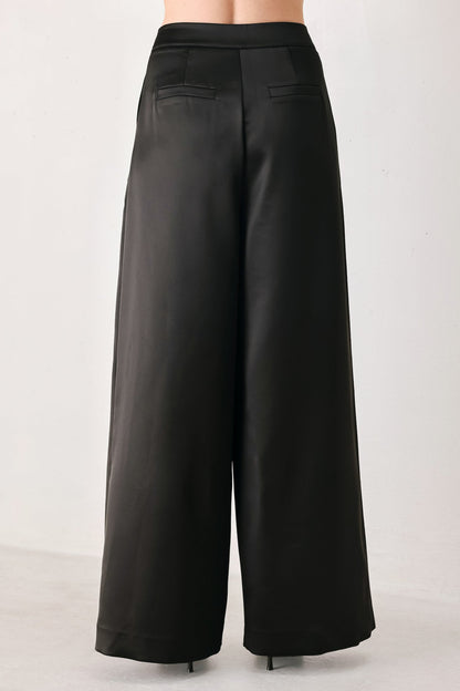 Flying Tomato Modern Noir Black/burgundy Wide-leg Pants view 8 - Neo Noir Pants (bottom)