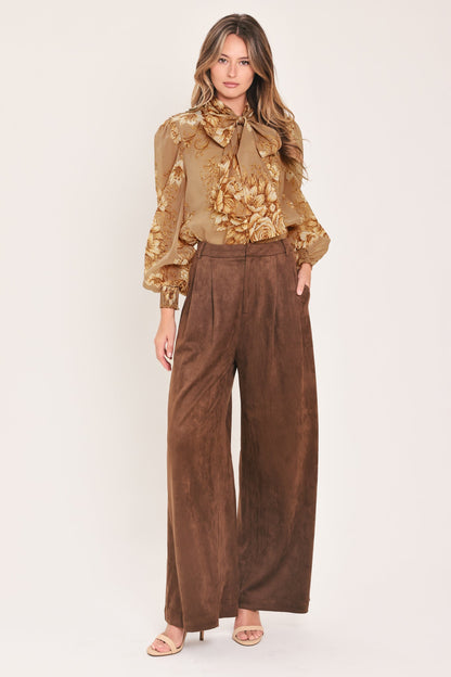 Flying Tomato Moonlit Garden Bow Tie Blouse view 11 - Moonlit Garden Collection (top)