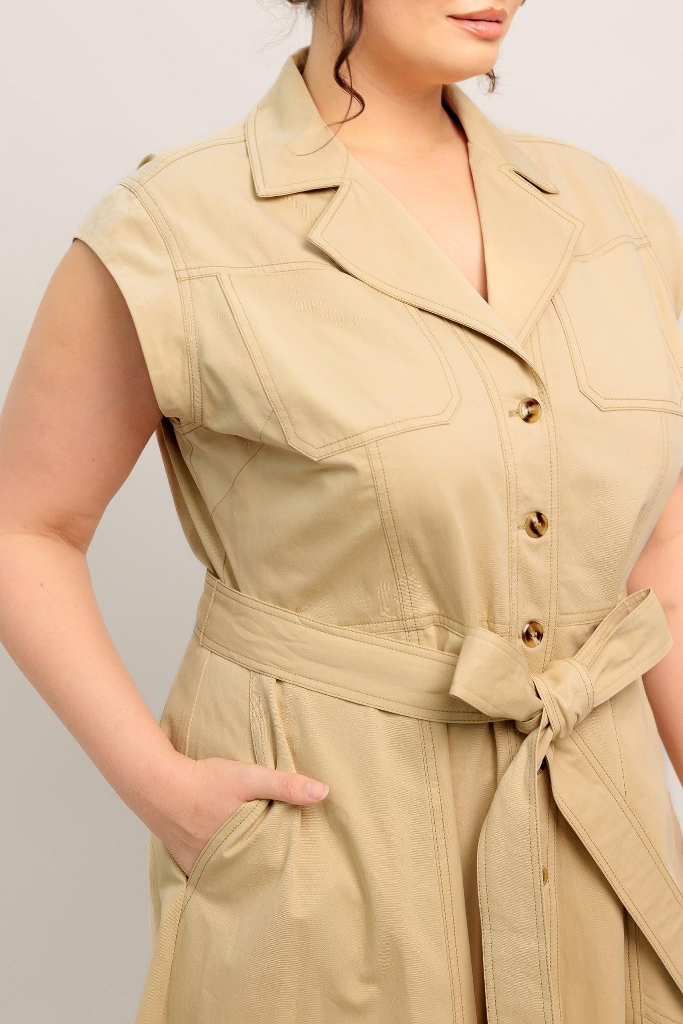 Flying Tomato Natural Instinct Woven Midi Dress view 10 - Natural Instincts Dress