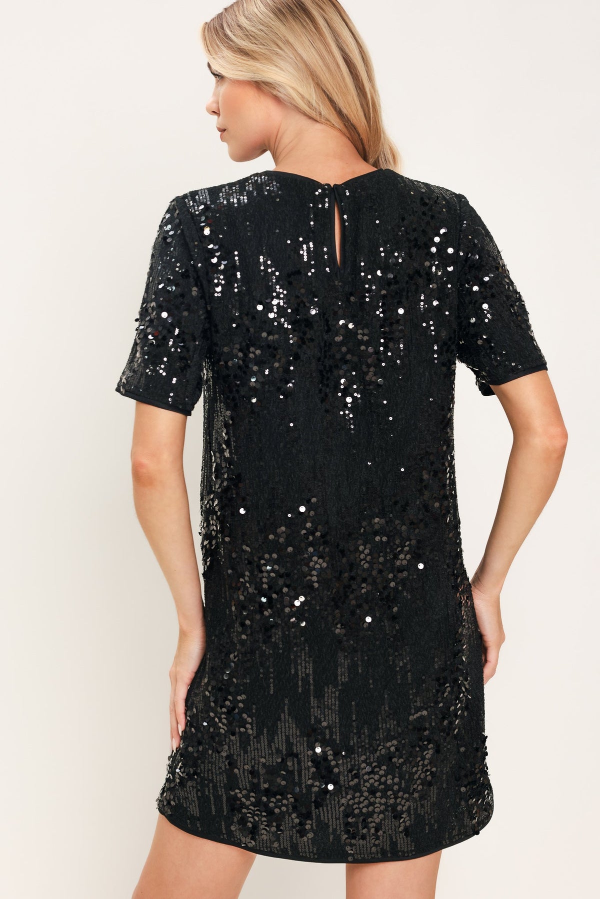 Flying Tomato Noir & Ivory Black/cream Statement Dress view 7
