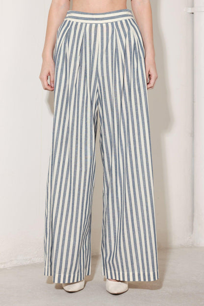 Flying Tomato Ocean Drive Rhythm Woven Pants in BLUE/NATURAL view 2 - Ocean Drive Jeans (bottom)