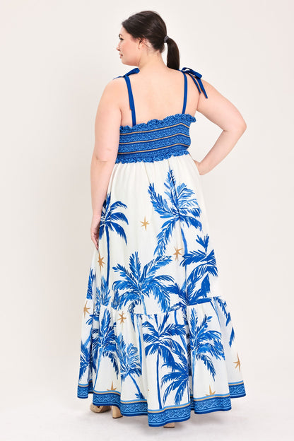 Flying Tomato Palm Escape Woven Maxi Dress view 15