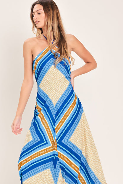 Flying Tomato Paradise Code Woven Midi Dress in FUCHSIA view 5 - Paradise Dress Code