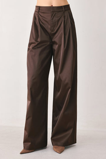 Flying Tomato Parchment Relaxed-fit Woven Pants - MeeeShop Women's Fashion