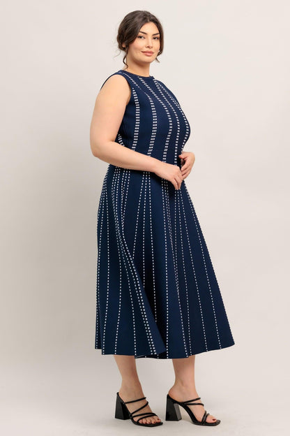 Flying Tomato Perfectly Poised Jacquard Sweater Midi Dress view 21 - Perfectly Sweatshirt