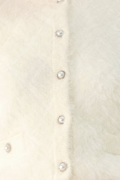 Flying Tomato Polished Moments Cropped Cardigan Top view 15 - Pol Cardigan