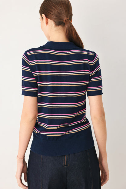 Flying Tomato Pretty in Paradise Polo Top view 7 - Pretty Good Top