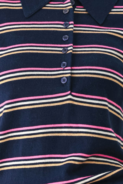 Flying Tomato Pretty in Paradise Polo Top view 8 - Pretty Good Top
