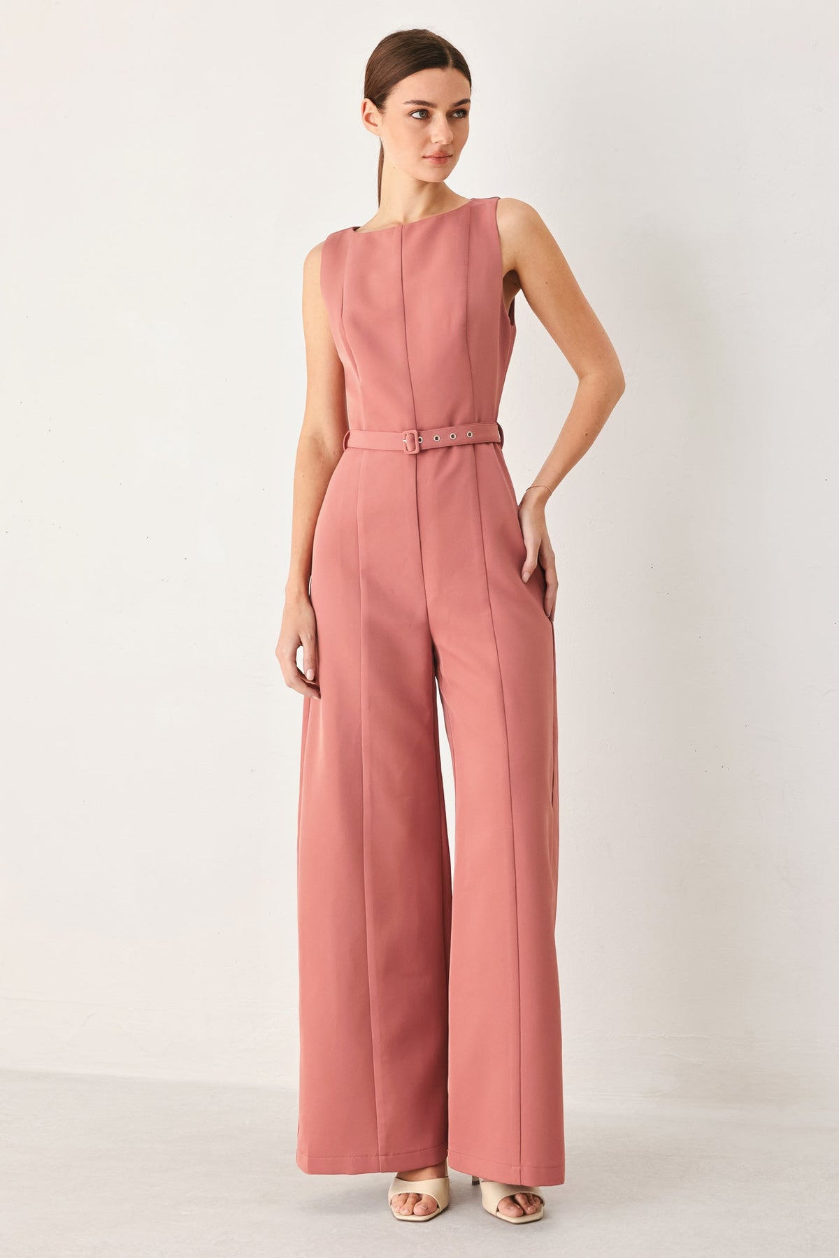 Flying Tomato Pretty Moment Woven Jumpsuit - MeeeShop Women's Fashion