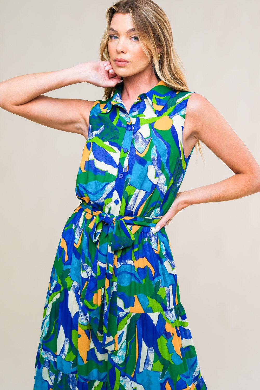 Flying Tomato Pristine Chicness Woven Midi Dress view 4