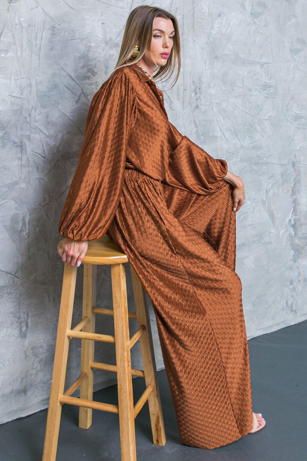 Flying Tomato Regal Romance Woven Pants view 11 (bottom)