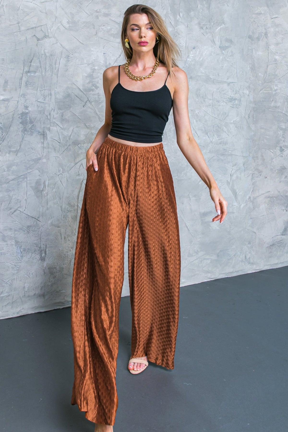 Flying Tomato Regal Romance Woven Pants view 13 (bottom)
