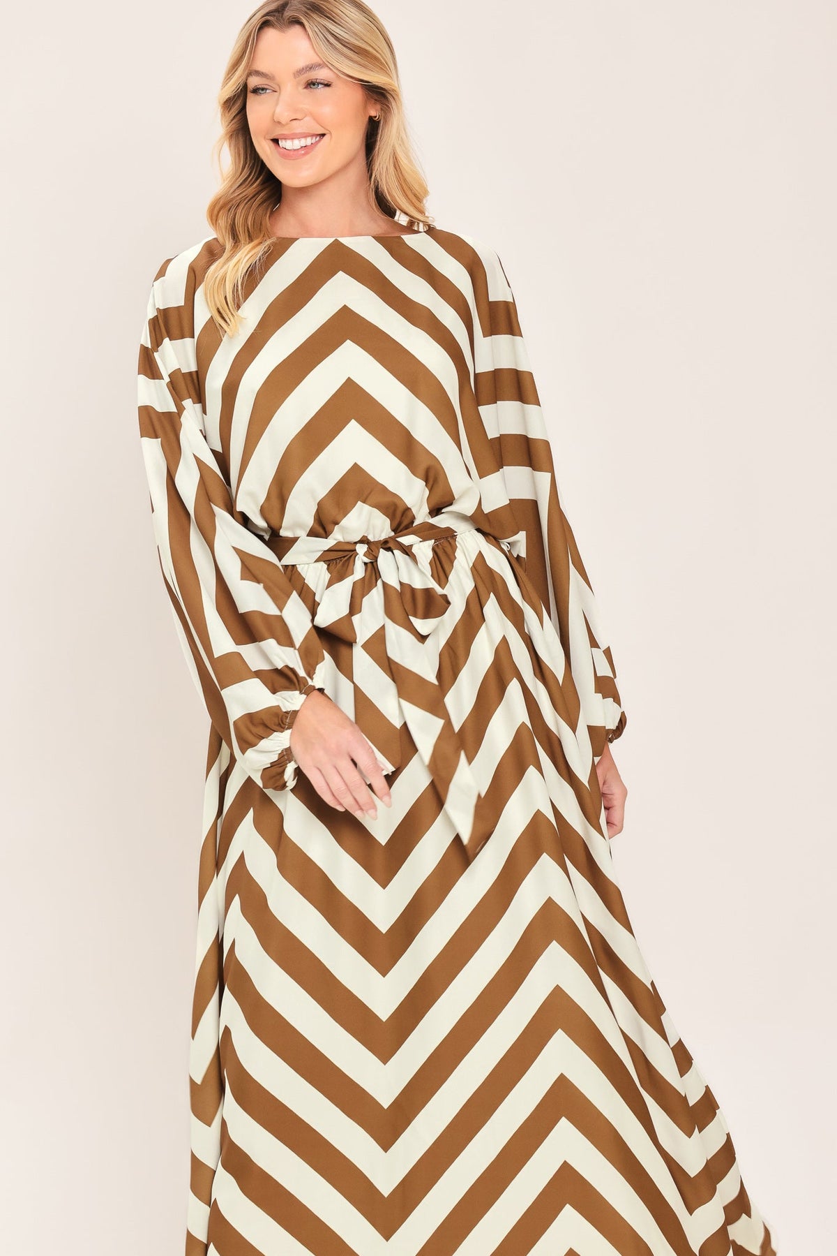 Flying Tomato Resort Chevron Woven Maxi Dress view 4 - Summer Outfit Idea