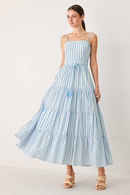 Flying Tomato Rosy Breeze Woven Ankle Dress view 17 - Breeze Pink Dress