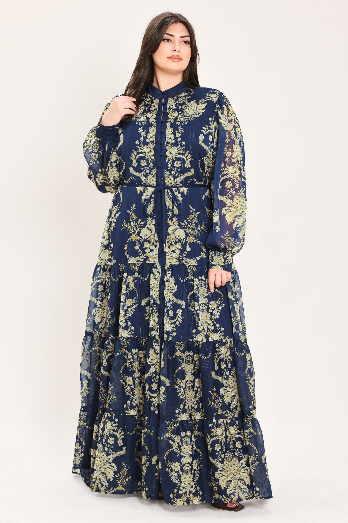 Flying Tomato Royal Heritage Bloom Woven Maxi Dress view 10 - Royal Heritage Dressage Saddle